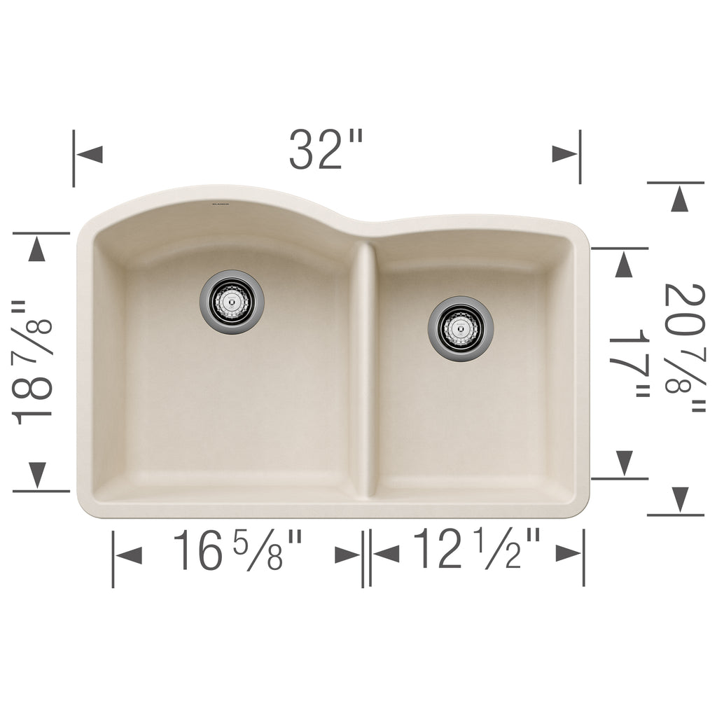 BLANCO 402619 DIAMOND U 1¾