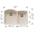 BLANCO 402619 DIAMOND U 1¾