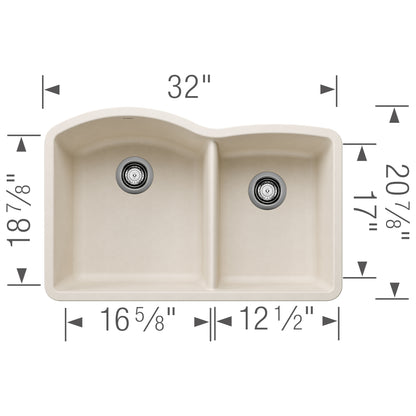 BLANCO 402619 DIAMOND U 1¾