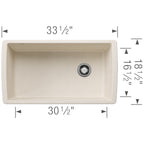 BLANCO 402625 DIAMOND U SUPER SINGLE