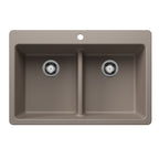 BLANCO 403634 LIVEN EQUAL DOUBLE LOW DIVIDE